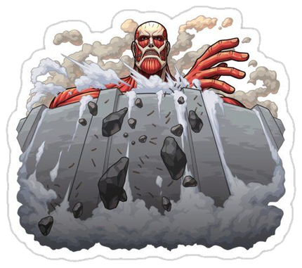 Attack on Titan Sticker #037