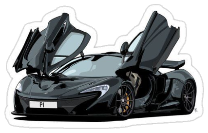 McLaren P1 Sticker #001