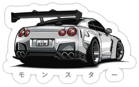 Nissan GT-R Sticker #001