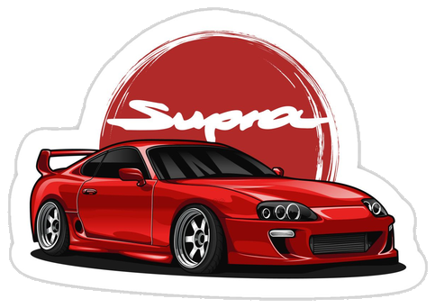Toyota Supra Sticker #003