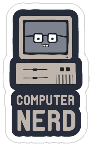 COMPUTER NERD Sticker #001