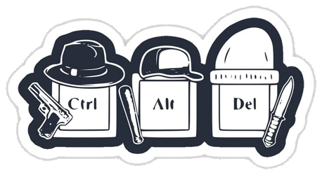 Ctrl+Alt+Del Sticker #001