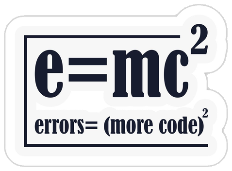 Programming Humor Sticker #001