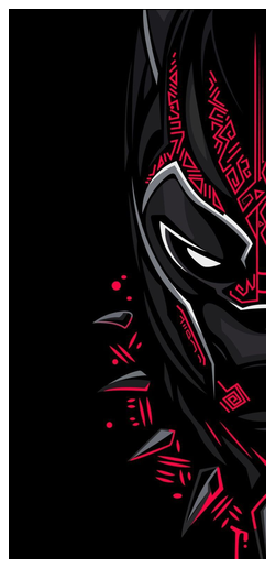Black Panther Sticker #001