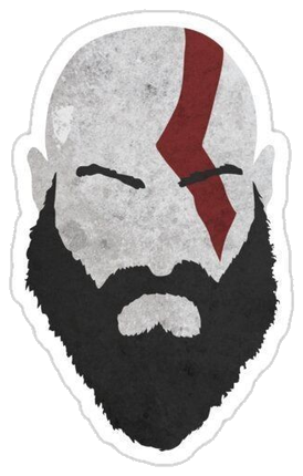 God of War Sticker #001