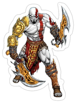 God of War Sticker #004
