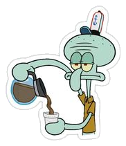Squidward Tentacles Sticker #001