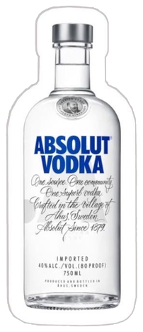 Absolut Vodka Sticker #001