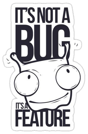 Bug Feature Sticker #001