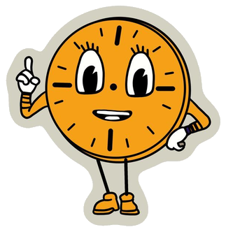 Cute Clock Sticker #001