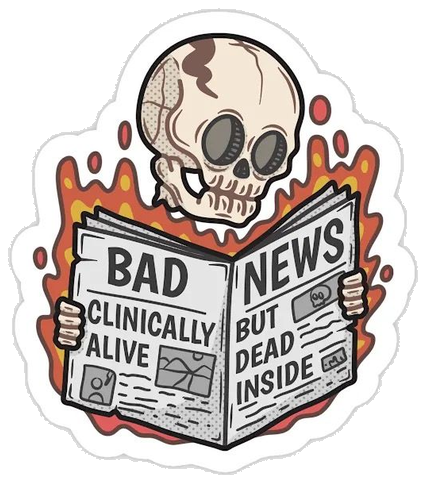 Dark Humor Sticker #001