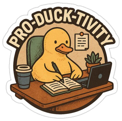 Duck Sticker #001
