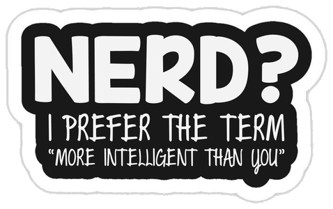 Nerd Sticker #001