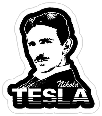 Nikola Tesla Sticker #001