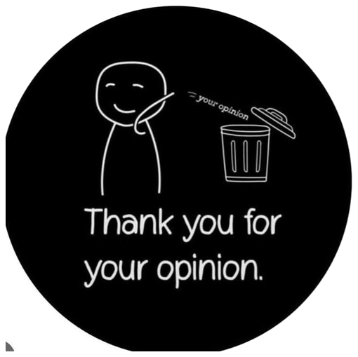 Opinion Sticker #001