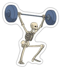Skeleton Sticker #001