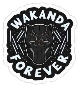 Black Panther Sticker #001