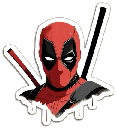 Deadpool Sticker #003
