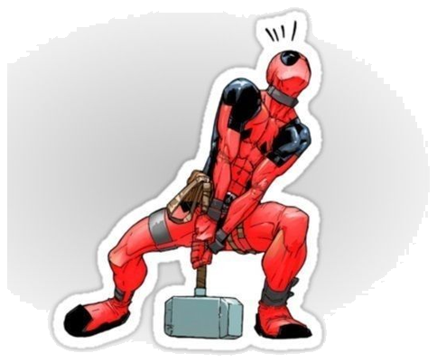 Deadpool Sticker #004