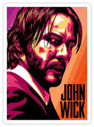 John Wick Sticker #002