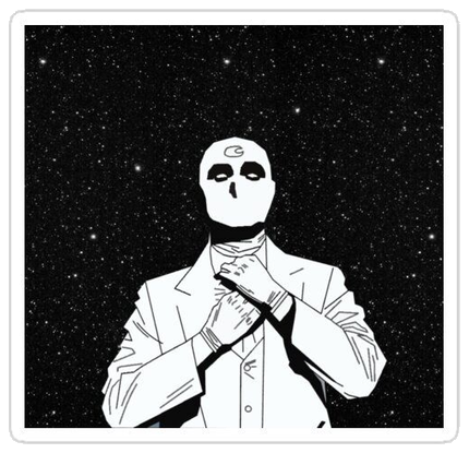 Moon Knight Sticker #004