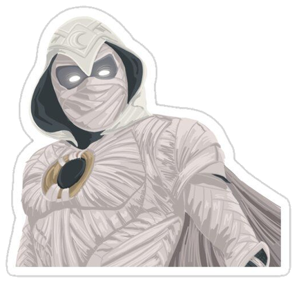 Moon Knight Sticker #005