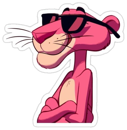 Pink Panther Sticker #001