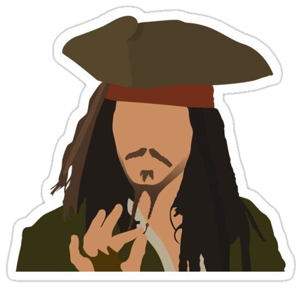Pirates of the Caribbean Sticker #001