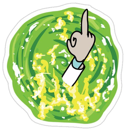 Rick and Morty Sticker #003