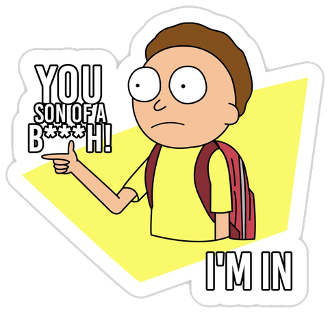 Rick and Morty Sticker #006