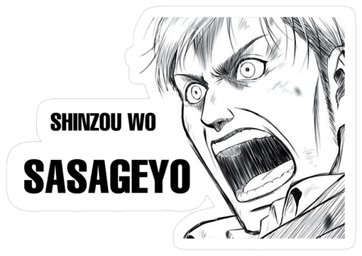 Attack on Titan Sticker #015