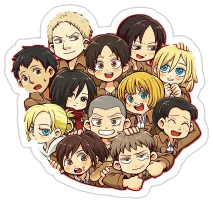Attack on Titan Sticker #054