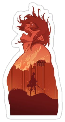 Attack on Titan Sticker #057