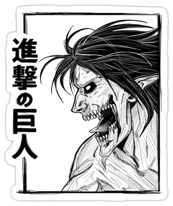 Attack on Titan Sticker #060