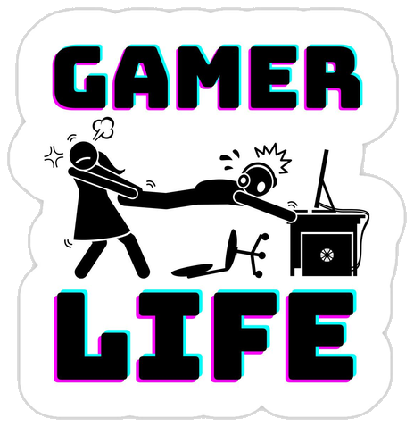 GAMER LIFE Sticker #001