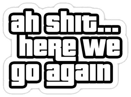 Grand Theft Auto Sticker #001