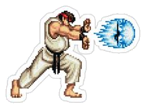 Street Fighter Sticker #001