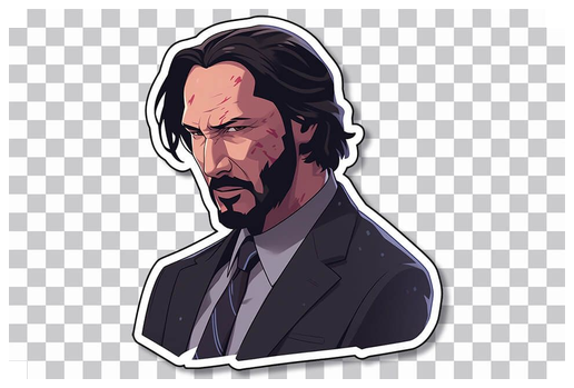John Wick Sticker #001